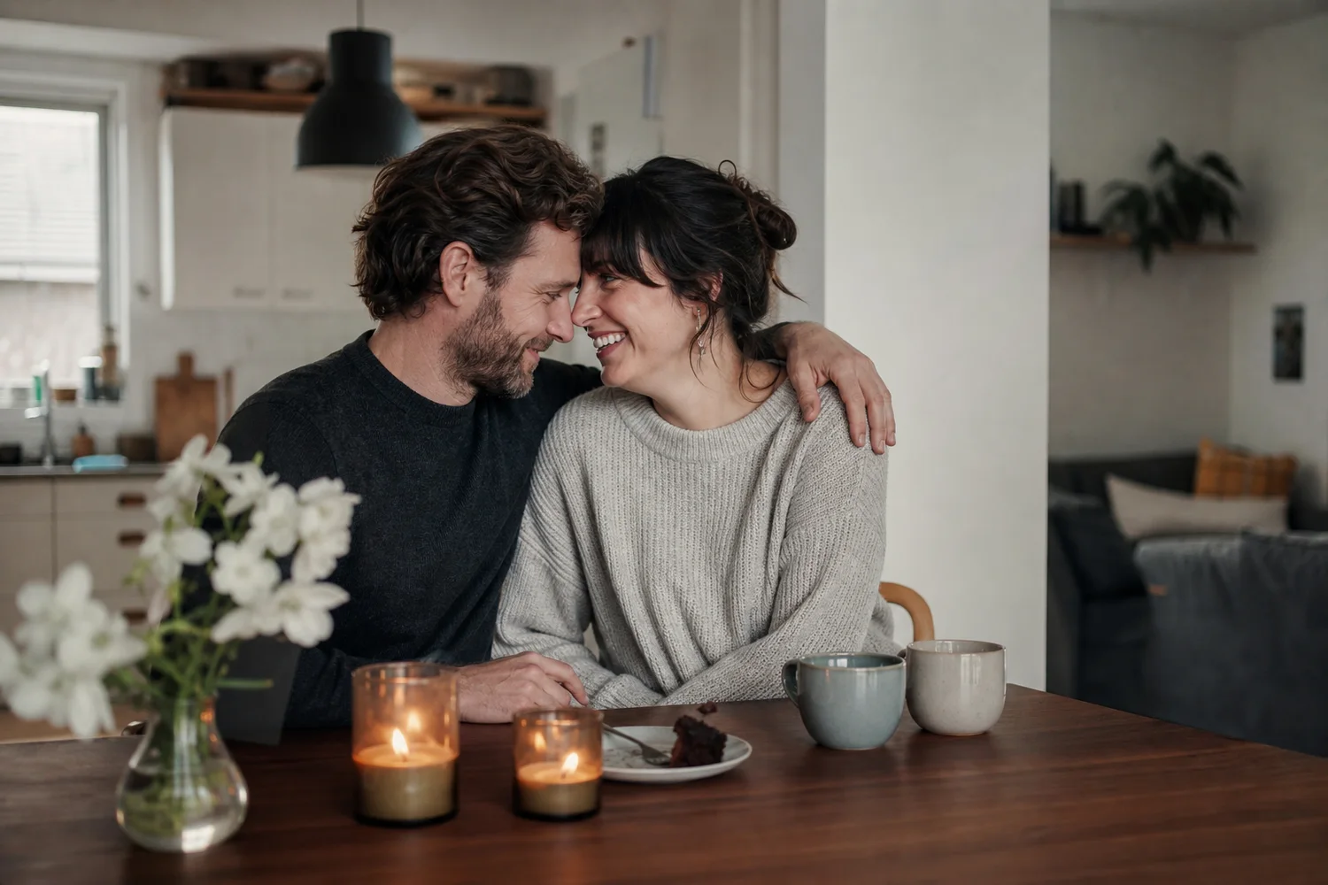 Anniversary of an Ordinary Day date-night setting.