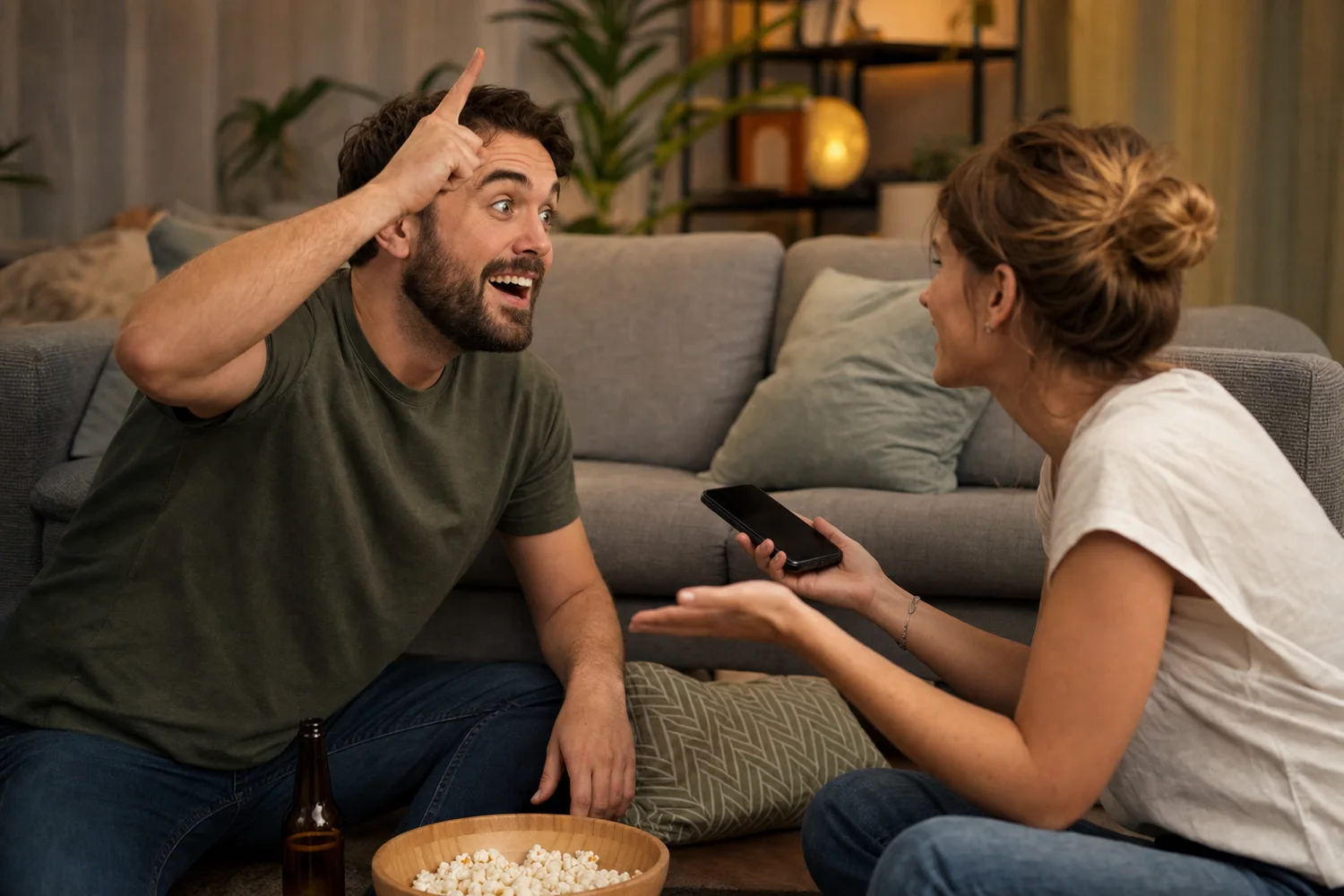 Guess the Song in Three Seconds date-night setting.