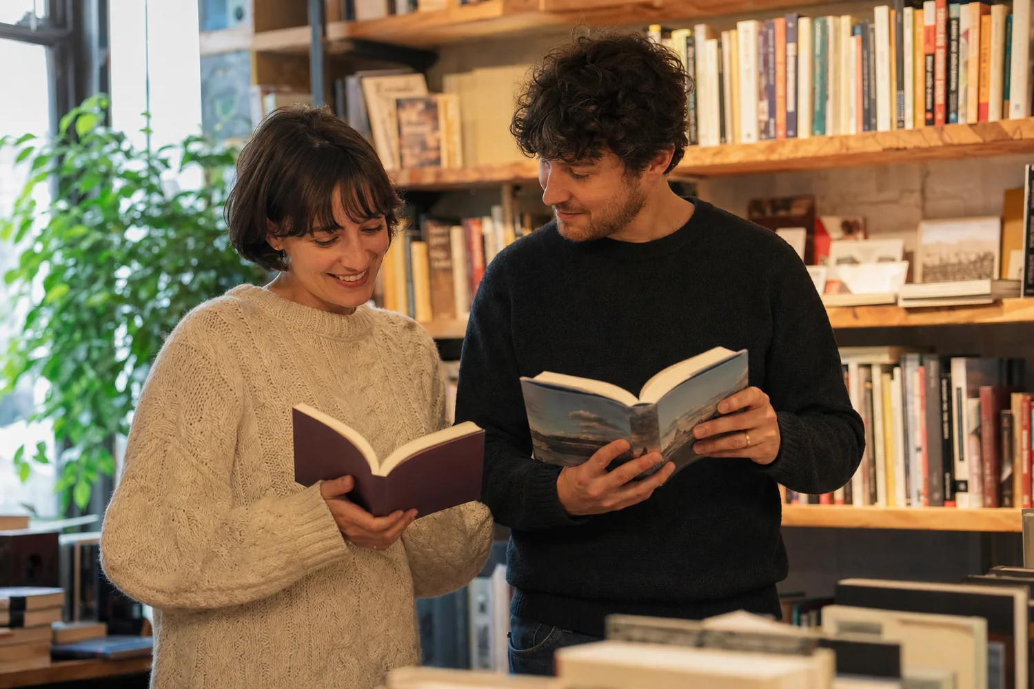 Library Surprise Picks date-night setting.