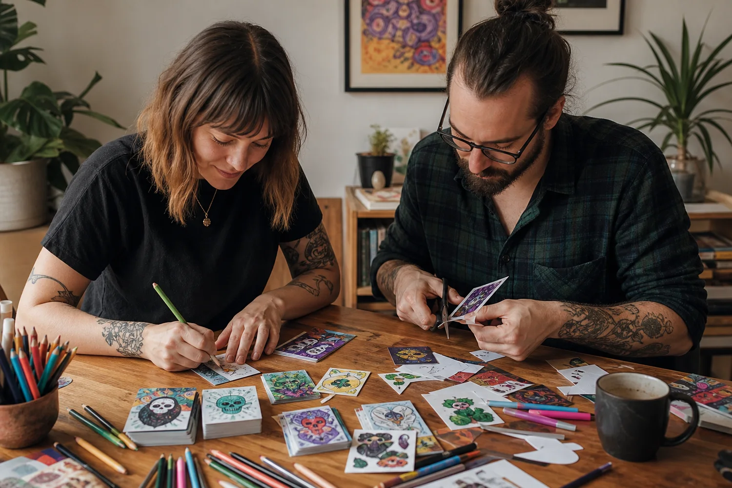 Make a Custom Card Deck date-night setting.