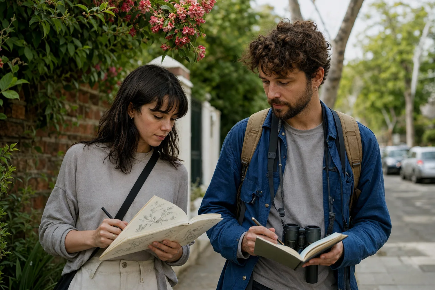 Make a Neighborhood Field Guide date-night setting.