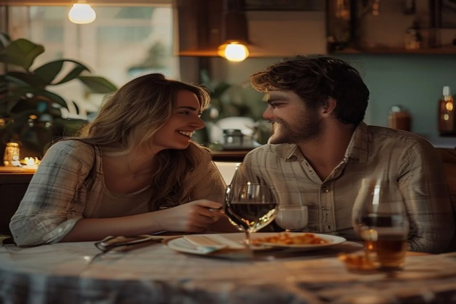 No-Logistics Dinner date-night setting.