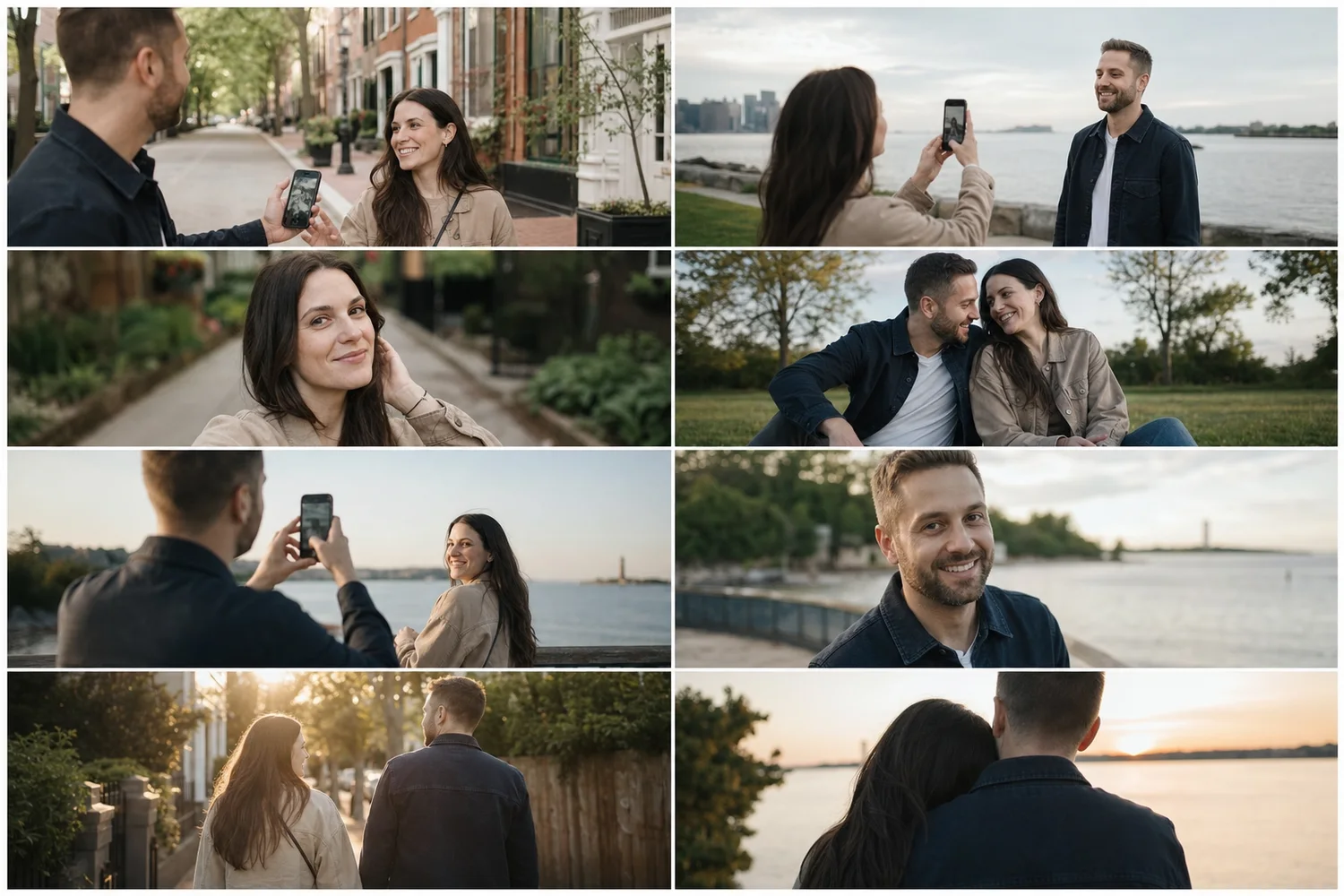 One-Camera Photo Walk date-night setting.