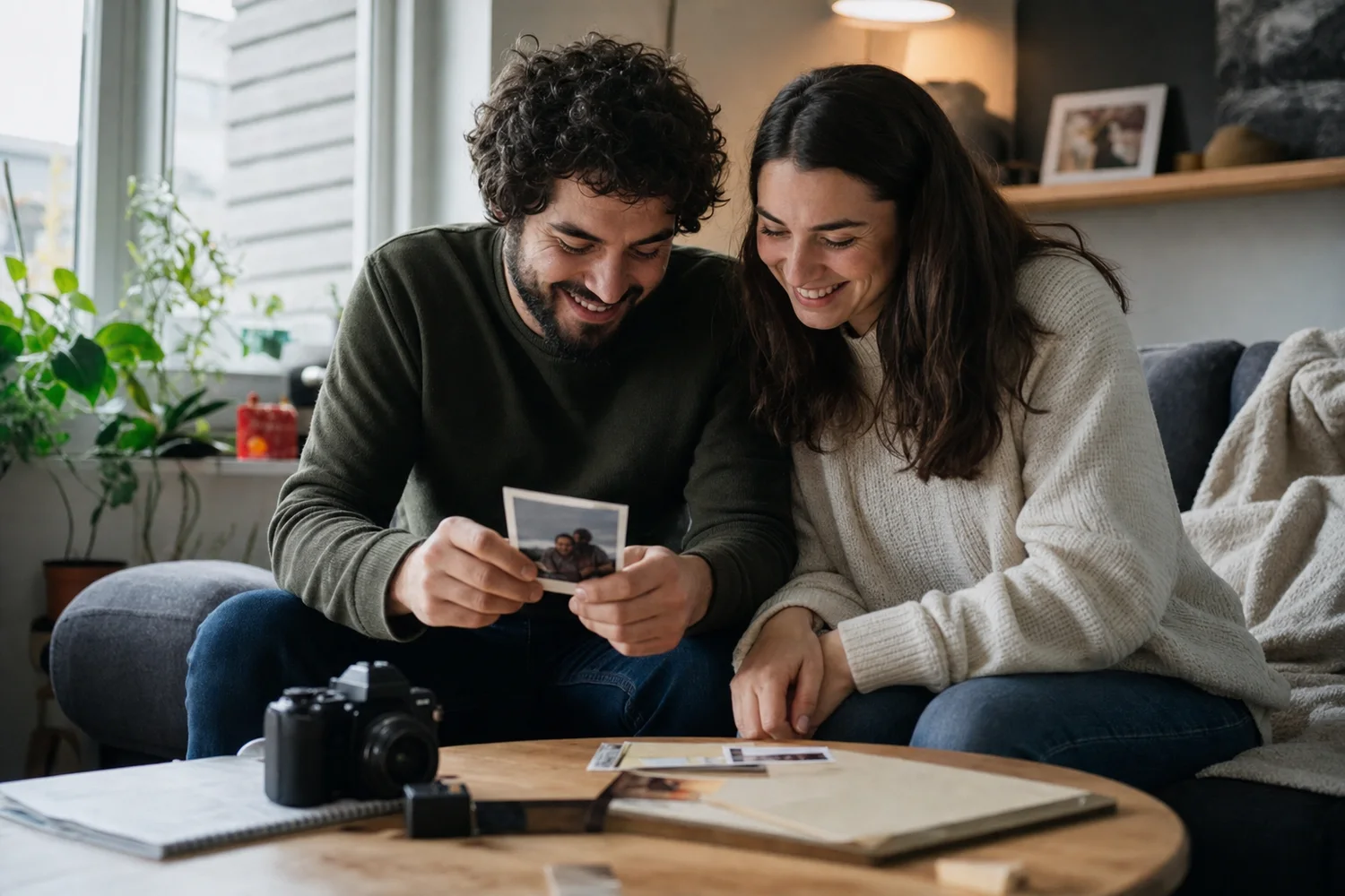 Photo Print and Frame Date date-night setting.