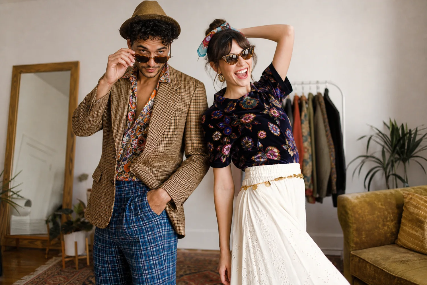 Thrifted Outfit Challenge date-night setting.